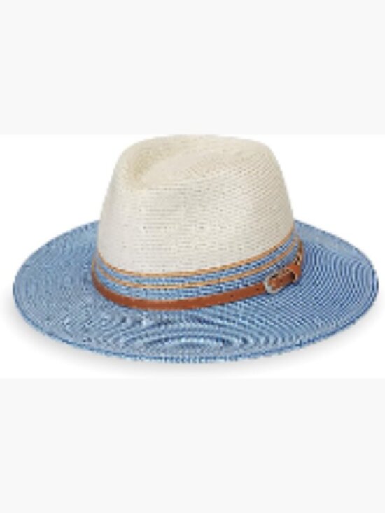 UPF 50+ Wide Brim Fedora Sun Hat, Packable & Adjustable, 100  display picture 3